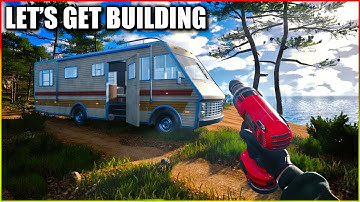 Off Grid Road Trip Vehicles! Destroy, Create, Customize - Bus Flipper Simulator
