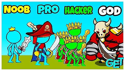 NOOB vs PRO vs HACKER vs GOD - Stick Clash