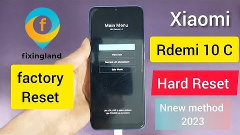 Hard Reset / Xiaomi Redmi 10c (220333qag) Hard Reset & Unlock Pattern / New Method 2023