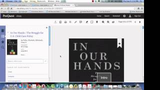 Using ebrary Academic Complete Database