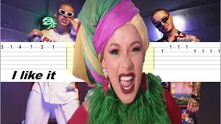 Cardi B  I Like It Ft Bad Bunny/ Guitar Tabs