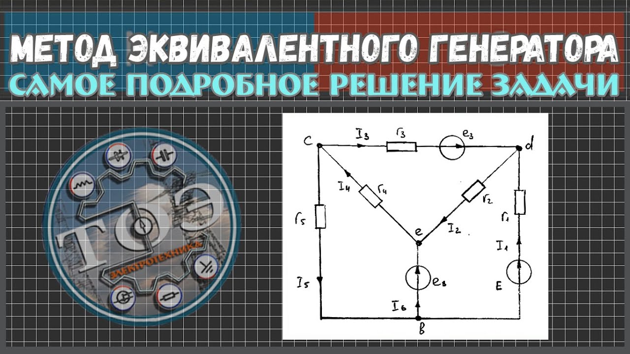 Метод эквивалентного генератора примеры