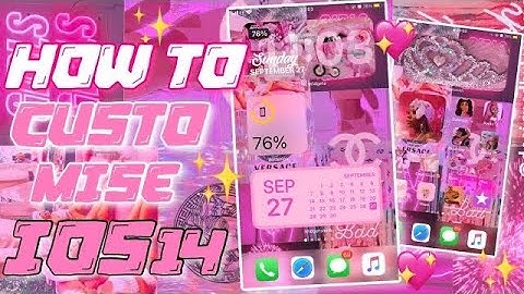 HOW TO CUSTOMIZE YOUR IPHONE WITH IOS 14 simple & aesthetic  ✨💖