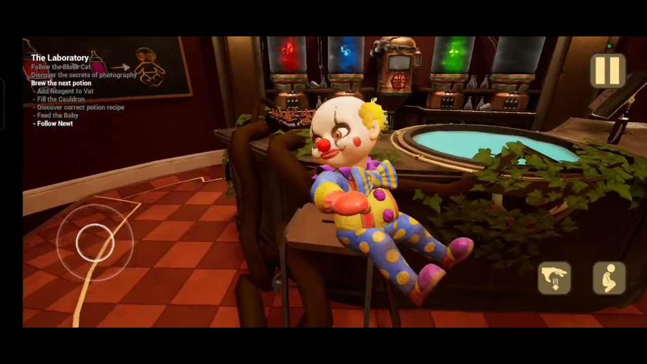 Beating Laboratory Baby In Yellow Creepy Horror Game Full video 