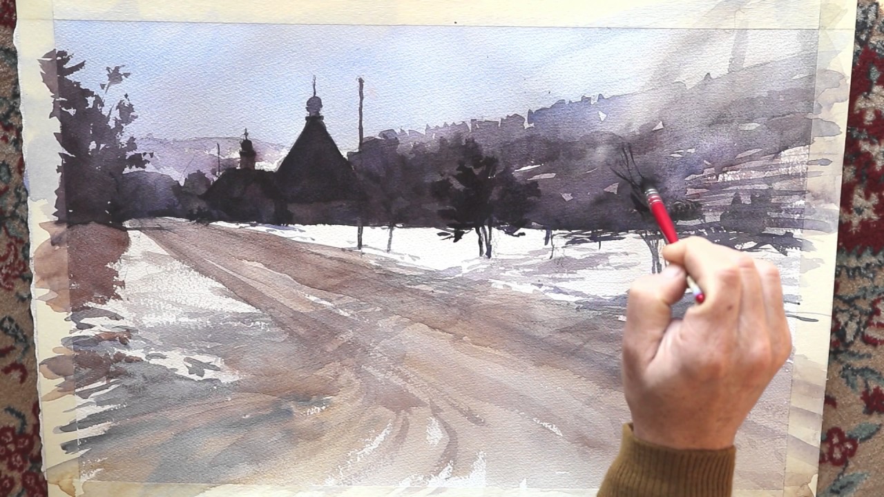 Watercolour Demo 06 Jan 2017 by Szczepan Urbanowicz