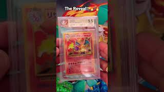 1996 Japanese Base Set Charizard Beckett Grade Reveal! #pokemon #shorts #christmas 1996 Japanese Base Set Charizard Beckett Grade Reveal! #pokemon #shorts #christmas
