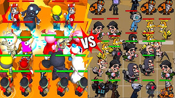Toilet Monster Merge Games Vs Rainbow Piggy End Chapter, Merge Battle Gameplay