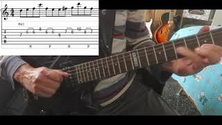 Incomplete Dm7-Em7 Arpeggios Lick (with tabs) - DP's Guitar Encyclopedia