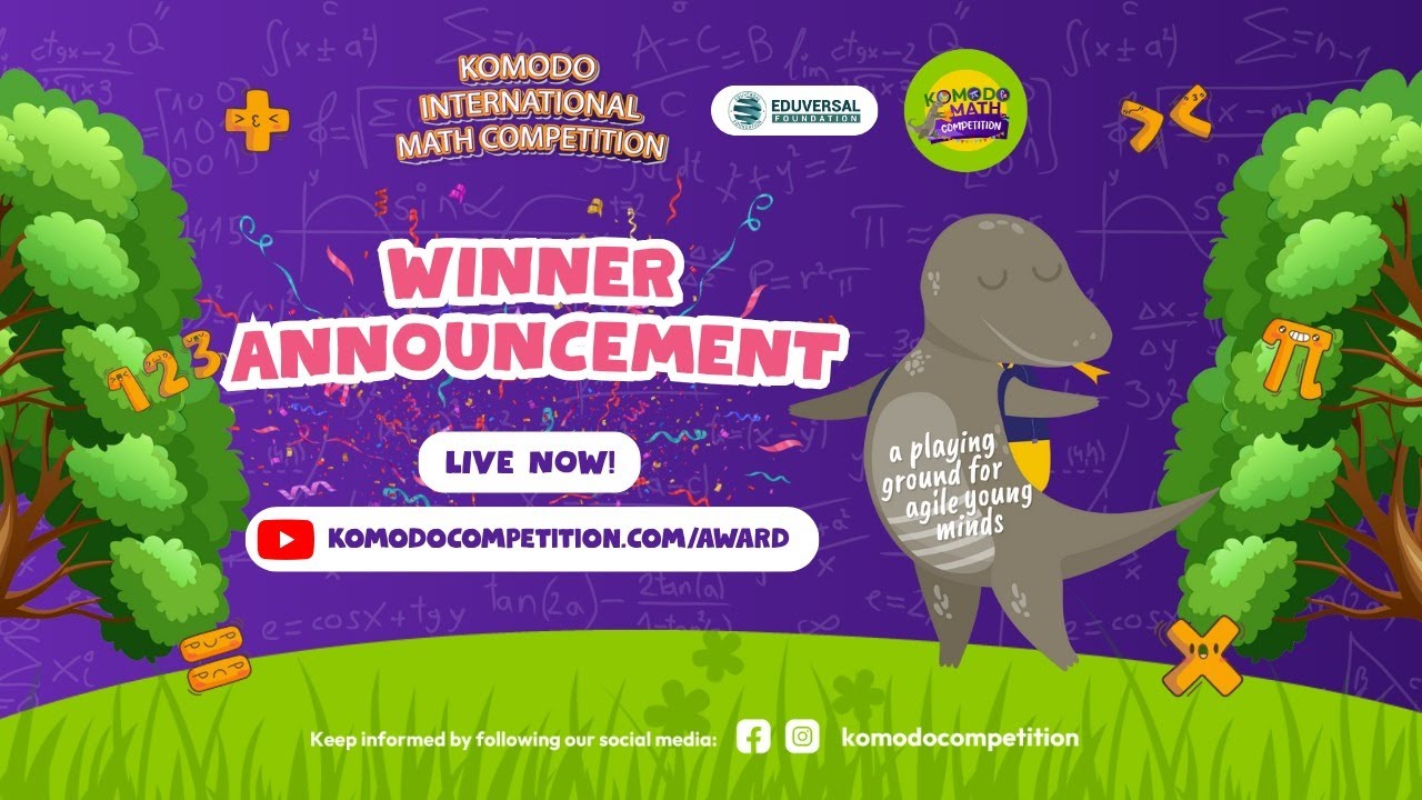 Komodo International Math Competition Online Round 2025/2026 Silver Winners