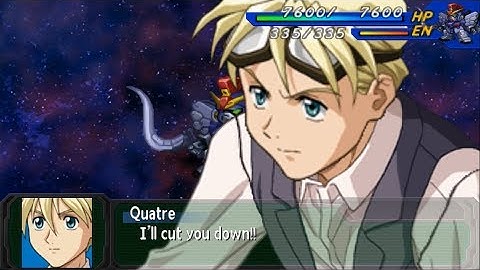 Super Robot Wars A Portable (EN) - Gundam Sandrock Custom All Attacks