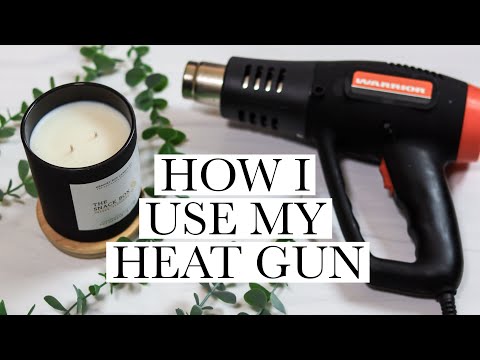 How I Use My Heat Gun For My Business: Smooth Tops, Cleaning Equipment, Etc  (I love this thing!) 