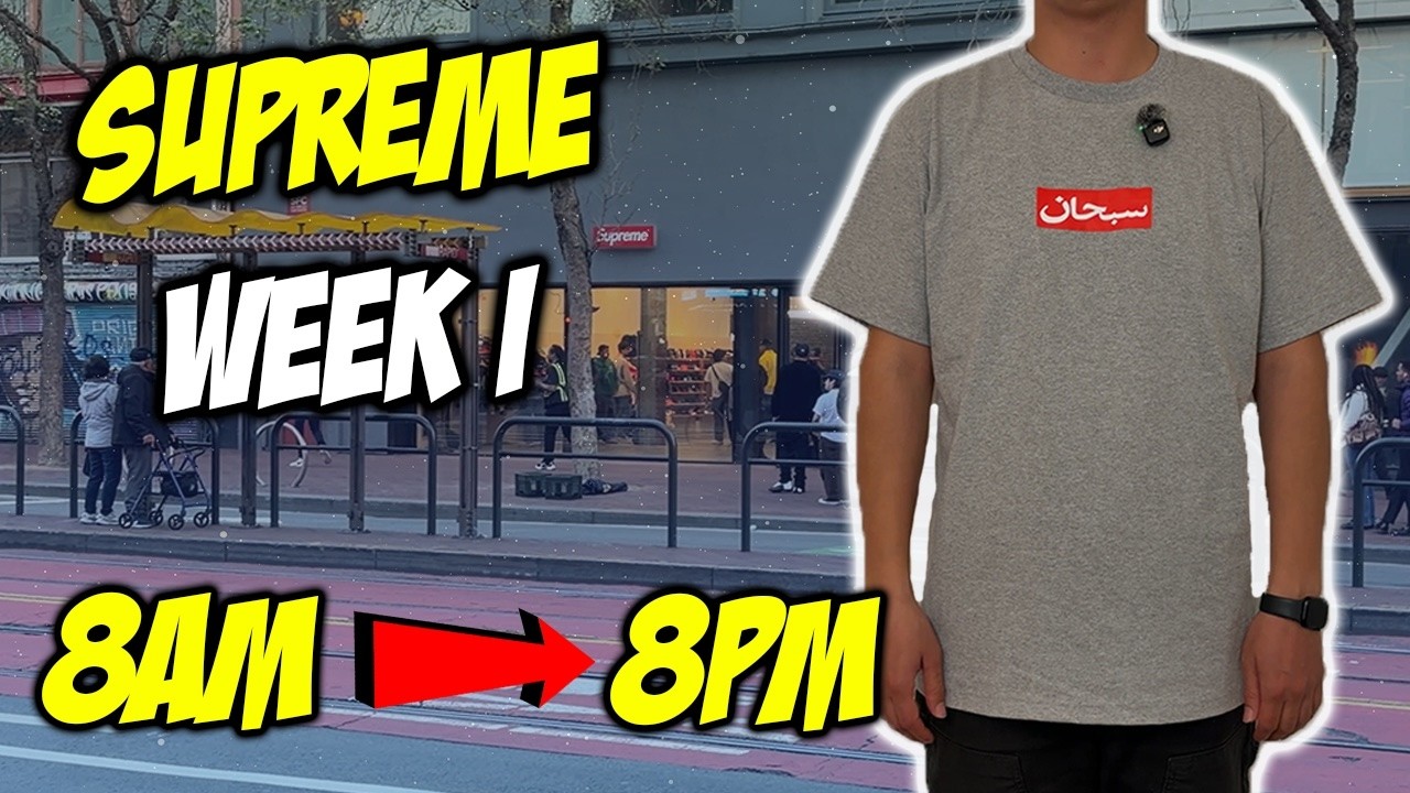 10 HOURS OF BUYING SUPREME WEEK 1 SS26 SHIRT SIZING
