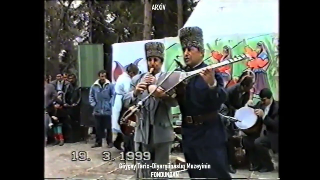 Aşıq Əhliman Şirvanlının Göyçayda 1999-cu il Novruz çıxışı (Arxiv görüntülər)