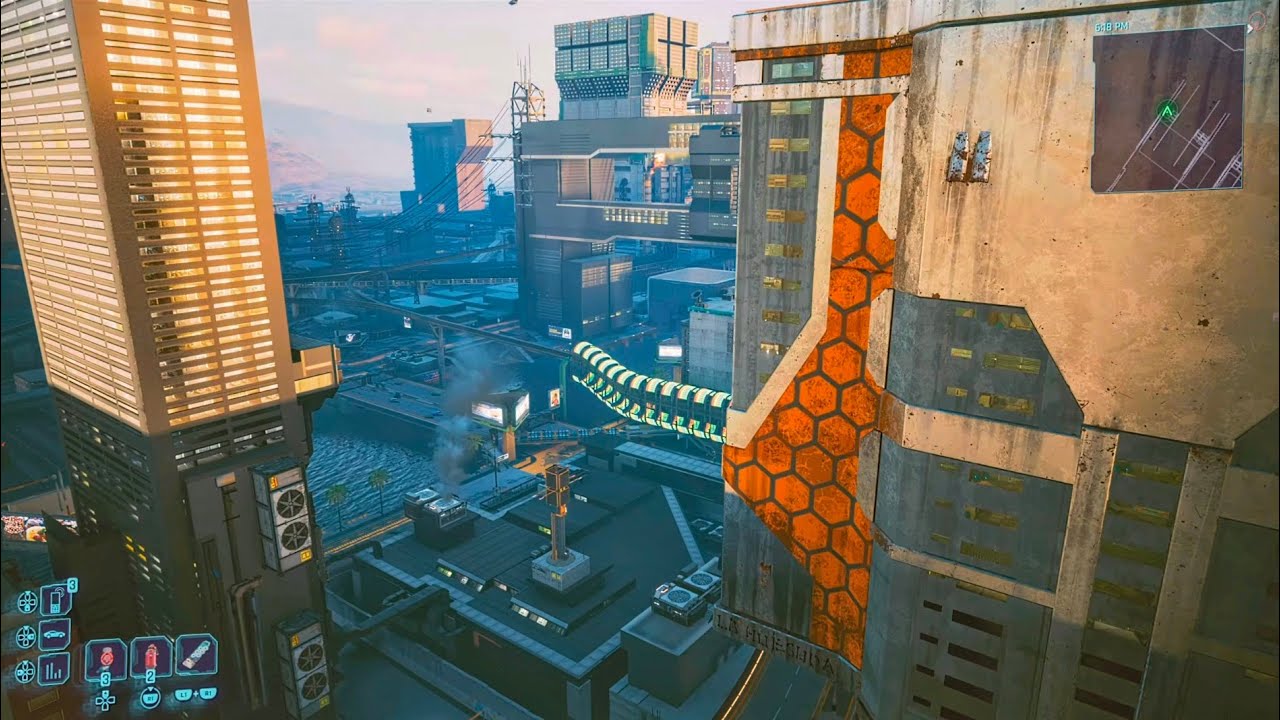 Climbing the tallest buildings in Cyberpunk 2077 WITHOUT MODS - YouTube