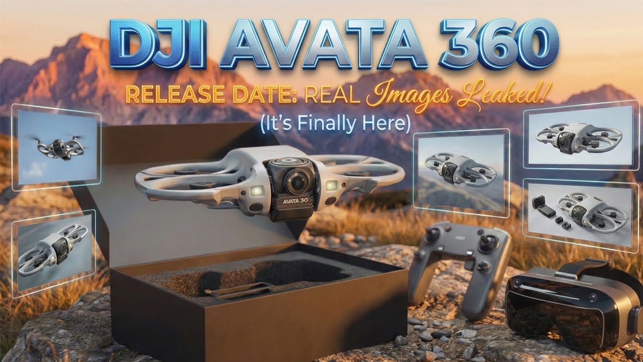 DJI Avata 360: REAL Images Leaked! (Release Date Price & Specs)