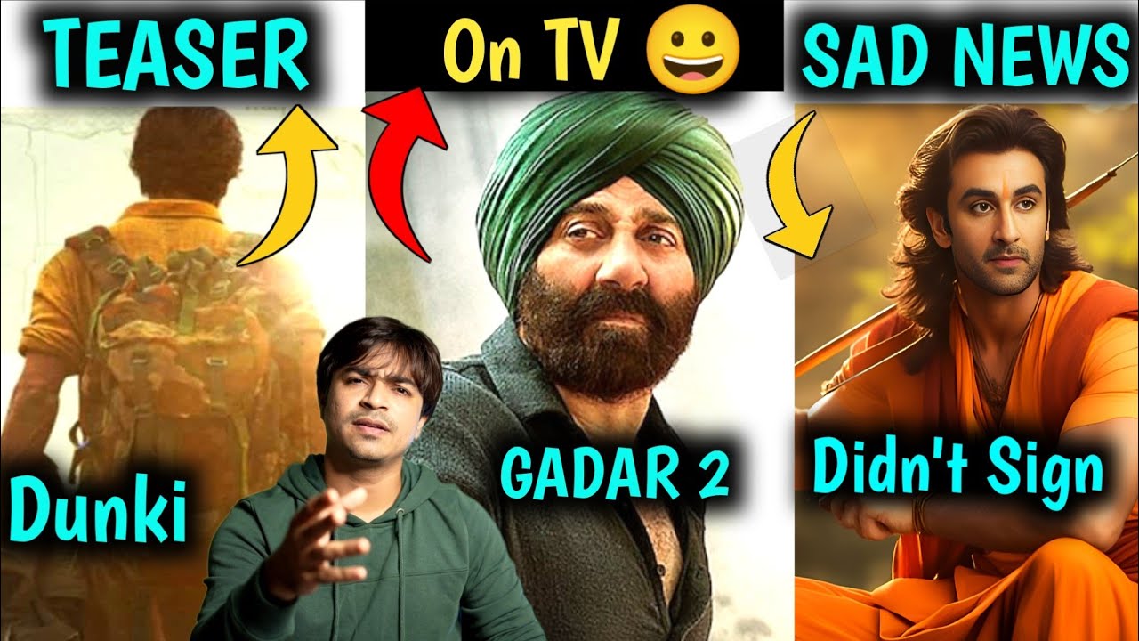 Dunki Teaser With Tiger 3 Movie, Ranbir Didn't Sign Ramayan Movie ...