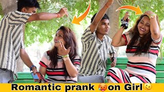 Romantic prank 🫠🥵 on cute girl best Reaction video || Prankstar vinod