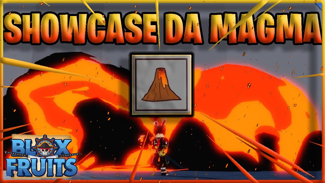 SHOWCASE DA MAGMA DESPERTADA NO BLOX FRUITS