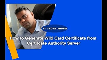 How to Generate WildCard Certificate from Root Certificate Authority Server  #certificate