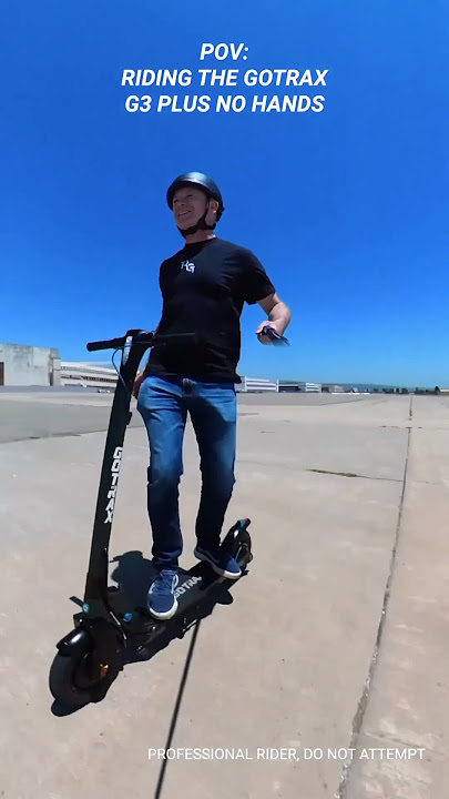 No hands on the GOTRAX G3 Plus 😎🛴#gotrax #electricscooter #escooter #electricvehicle