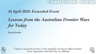 CO26 Extended: Lessons from the Australian Frontier Wars for Today screenshot 5