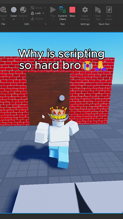 Why is scripting so hard bro?🙏😭 #roblox #robloxstudio #robloxmeme