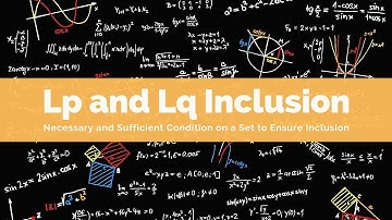 A Necessary and Sufficient Condition for Lp and Lq Inclusion