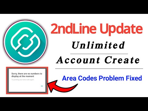 2nd line new update 2021 | 2nd line app area code problem fixed | how to use 2nd line app