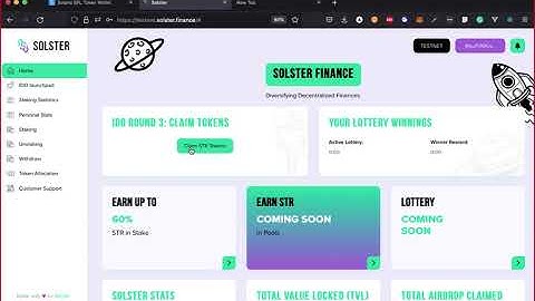 Steps to Claim TestSTR Token from Solster Testnet