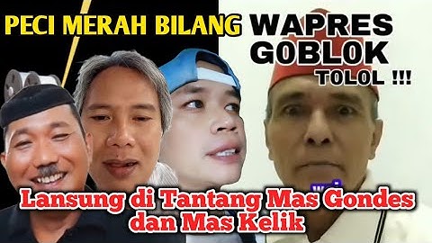 MODYAAR..‼️BUAT PECI MERAH YANG HINA MAS WAPRES