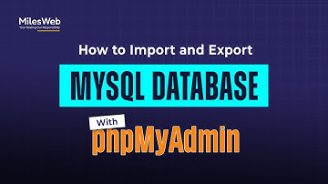 How to Import and Export the MySQL Database using phpMyAdmin in DirectAdmin? | MilesWeb