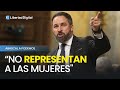 Abascal, a las diputadas de Podemos: "Ustedes son mujeres, pero no representan a las mujeres"