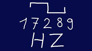 17289 hz square
