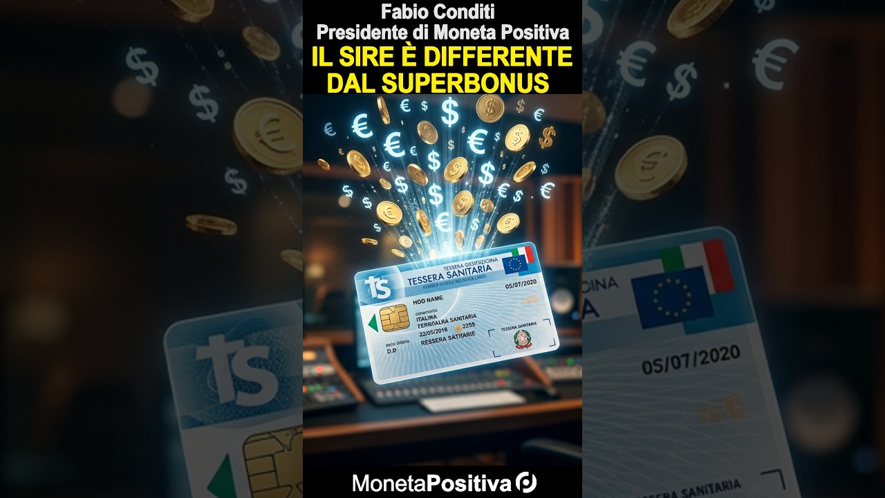 Il SIRE è differente dal Superbonus - Fabio Conditi - Canale Italia #SIRE #money #moneta