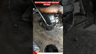 How to Replace a Ball Joint Fast and Easy #shortvideo #tips