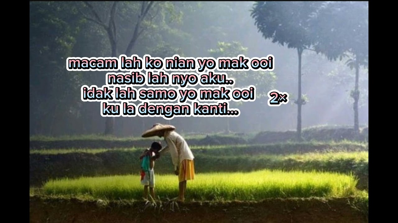 KARAOKE LAGU DAERAH JBI, BUJANG MERAJUK, Arr. Mr, Syawaludin