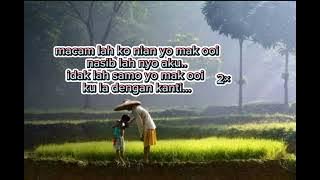 KARAOKE LAGU DAERAH JBI, BUJANG MERAJUK, Arr. Mr, Syawaludin