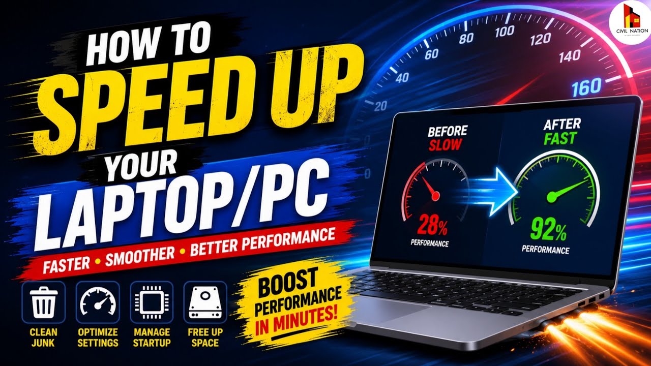 How to Speed Up Your Laptop/ PC | How to Increase Speed/ Performance of ...