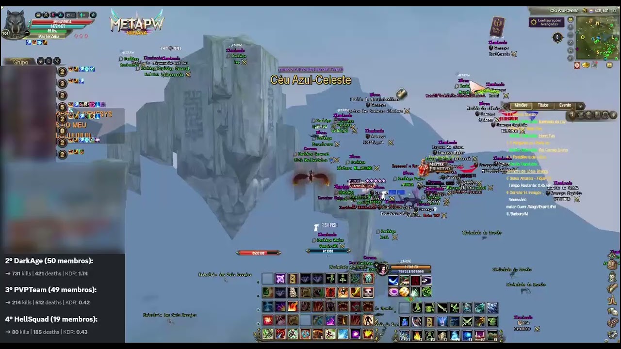 METAPW GvG WOLD BOSS DARKAGE vs PVPTEAM e HAELLSQUAD