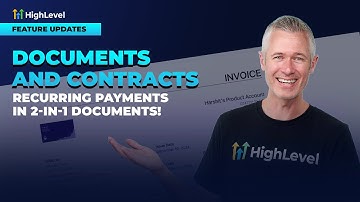Documents and Contracts - Recurring Payments in 2-in-1 Documents!