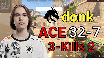 CS2 donk POV Faceit ACE Mirage (32-7) | Most 4-kills 1 | 2024/09/10 | #cs2 #csgo