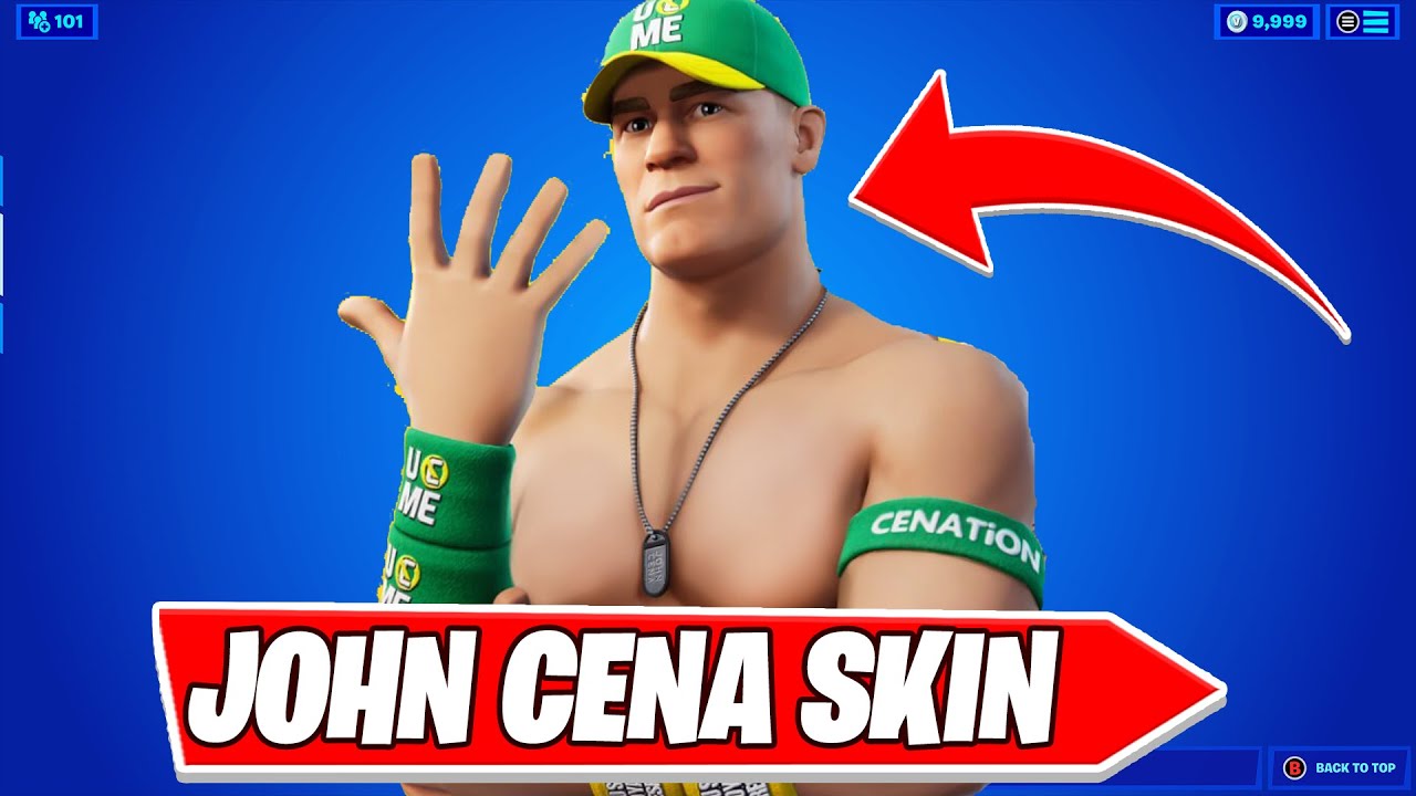 Welcome John Cena Skin To Fortnite Battle Royale Youtube 