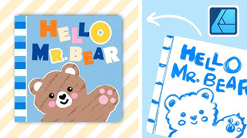 COURSE TRAILER: Children’s Book Cover Design & Mockups in Affinity Designer