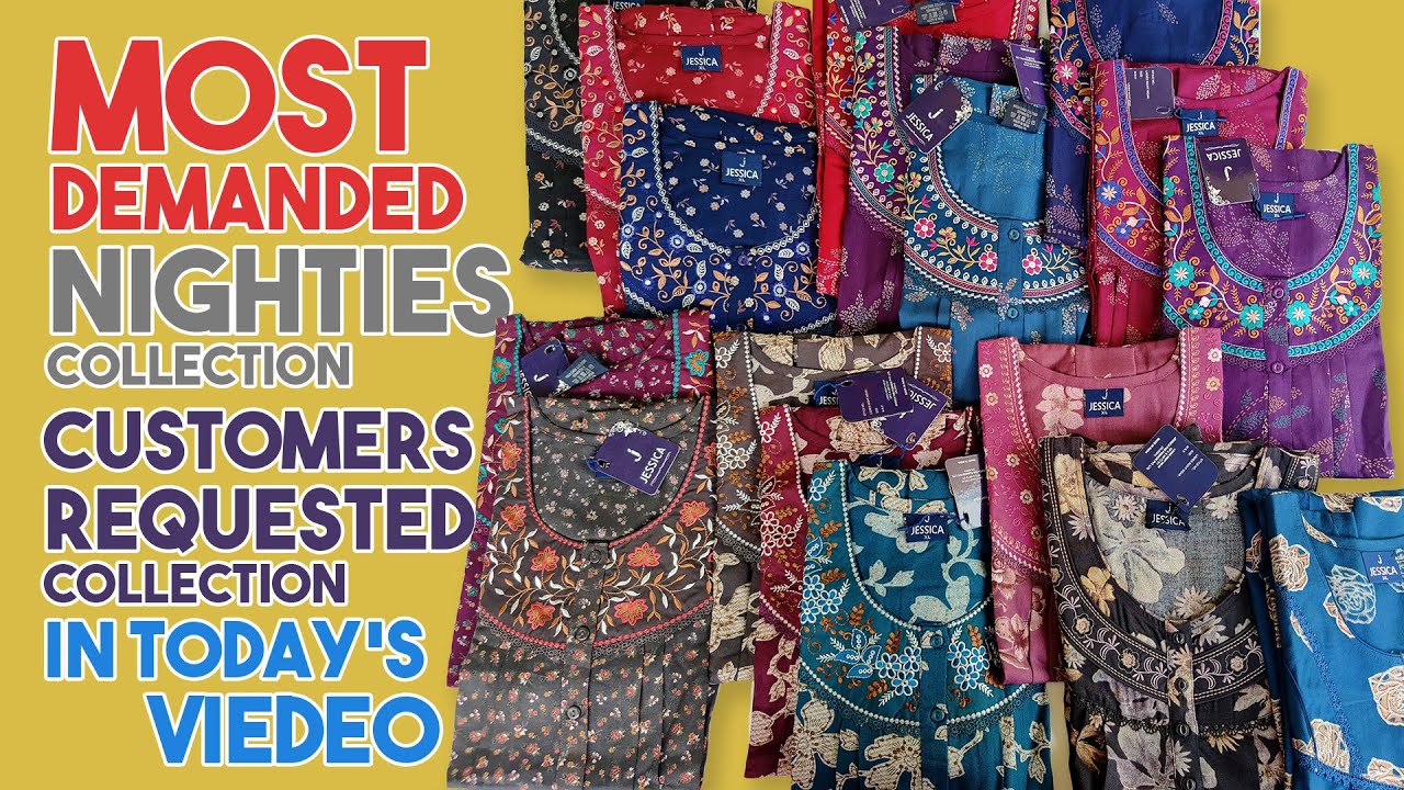 Most Demanded Jessica Brand Alpine Nighty Collections | Customers Requested Collection! 