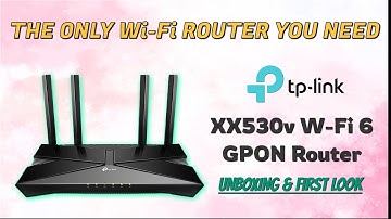 TP-Link XX530v Wi-Fi 6 GPON Router Unboxing & First Look! #fgtechstore #tplink #airtelxstream #gpon