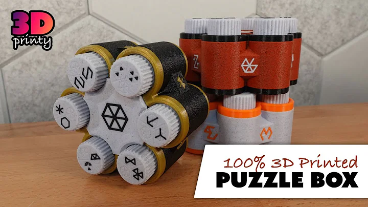 Hexglyph - 3D printed Puzzle Box