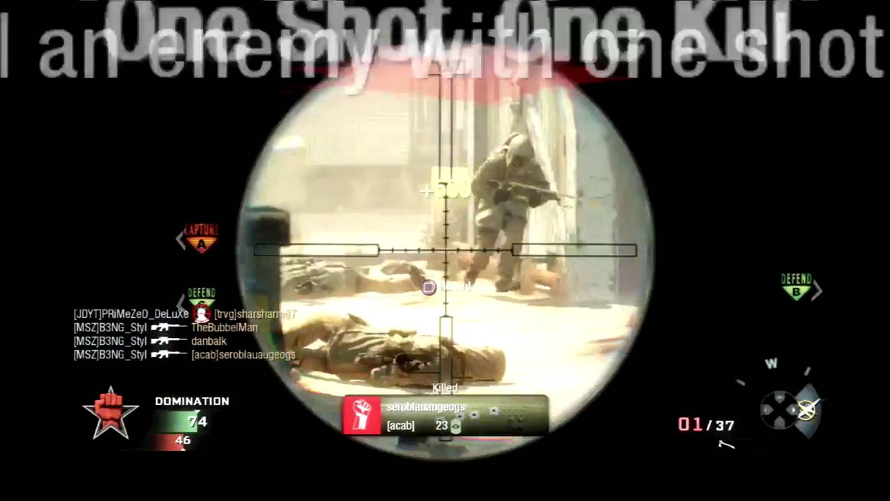 'Operation Black'   SS 4 Man Challenge Response M @SnipingShowdown