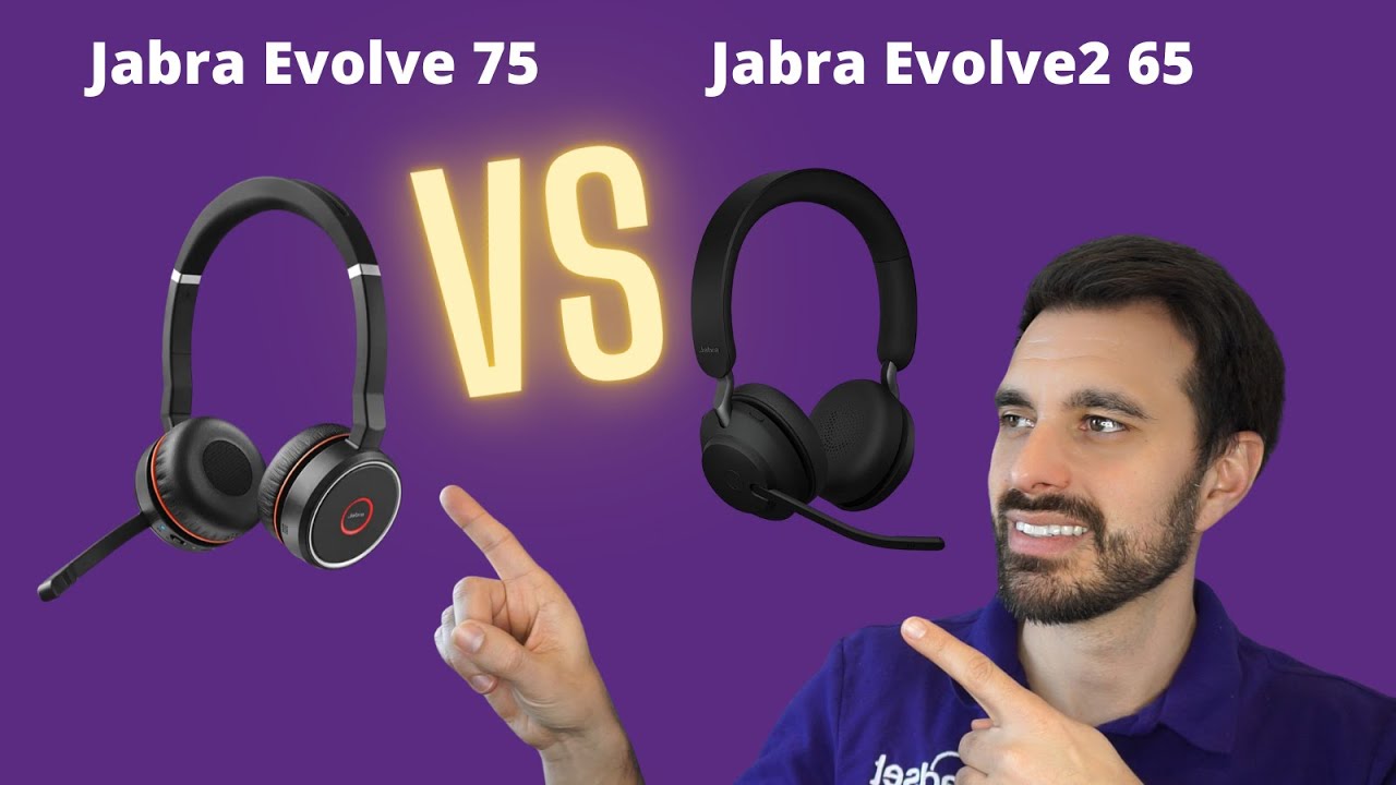 Comparing the new Jabra Evolve2 65 to the Evolve 65 (with mic test!) 