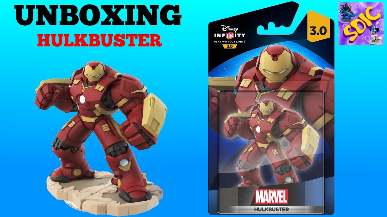 UNBOXING Disney Infinity 3.0 HULKBUSTER Figure MARVEL YouTube