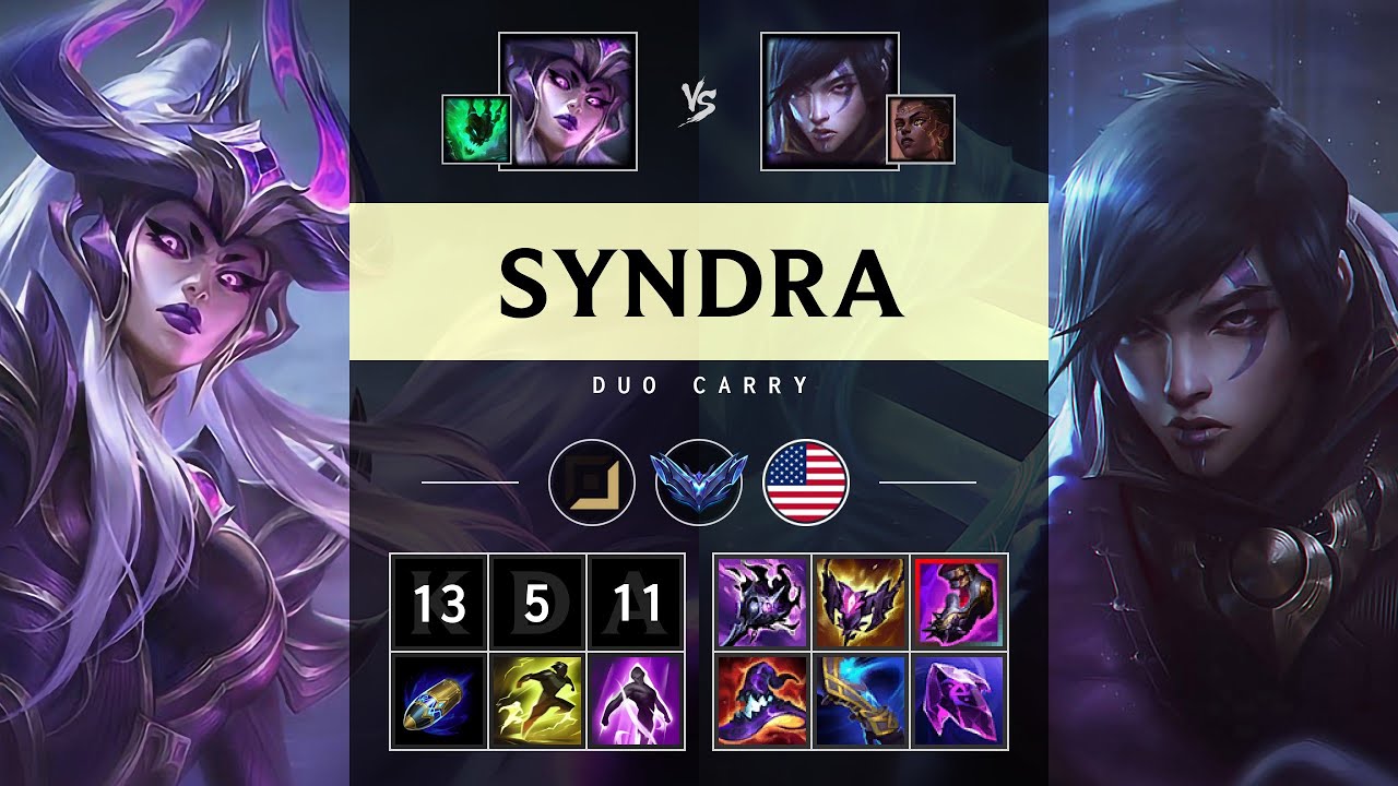Syndra Carry vs Aphelios - NA Diamond Patch 25.11